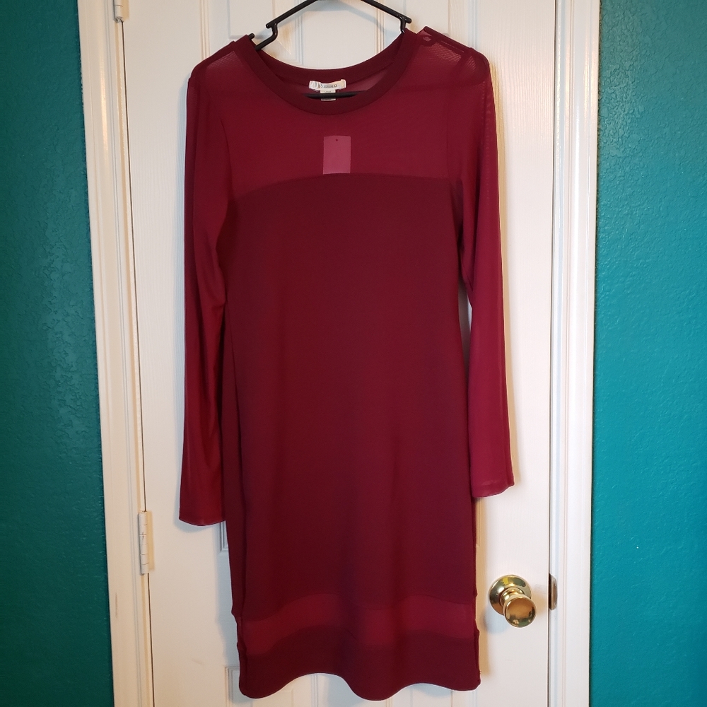 Charlotte Russe Maroon Dress